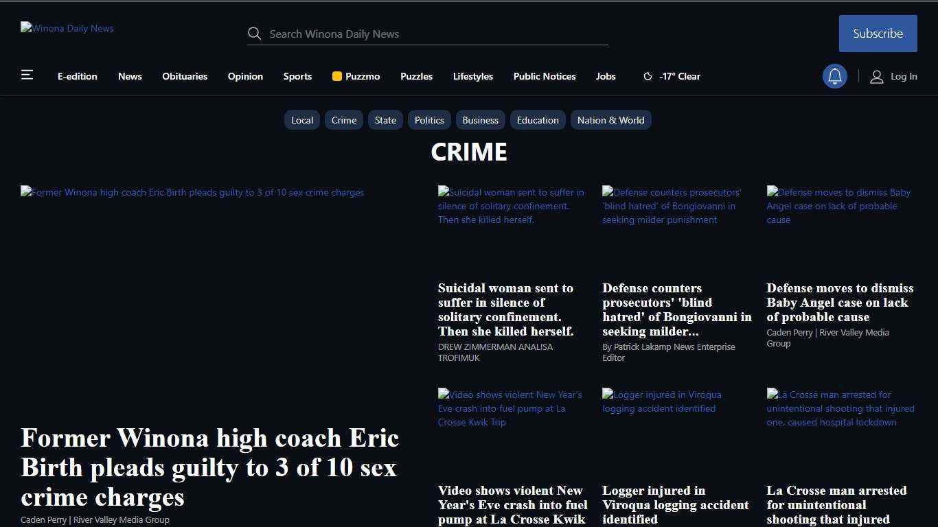 Crime winonadailynews.com